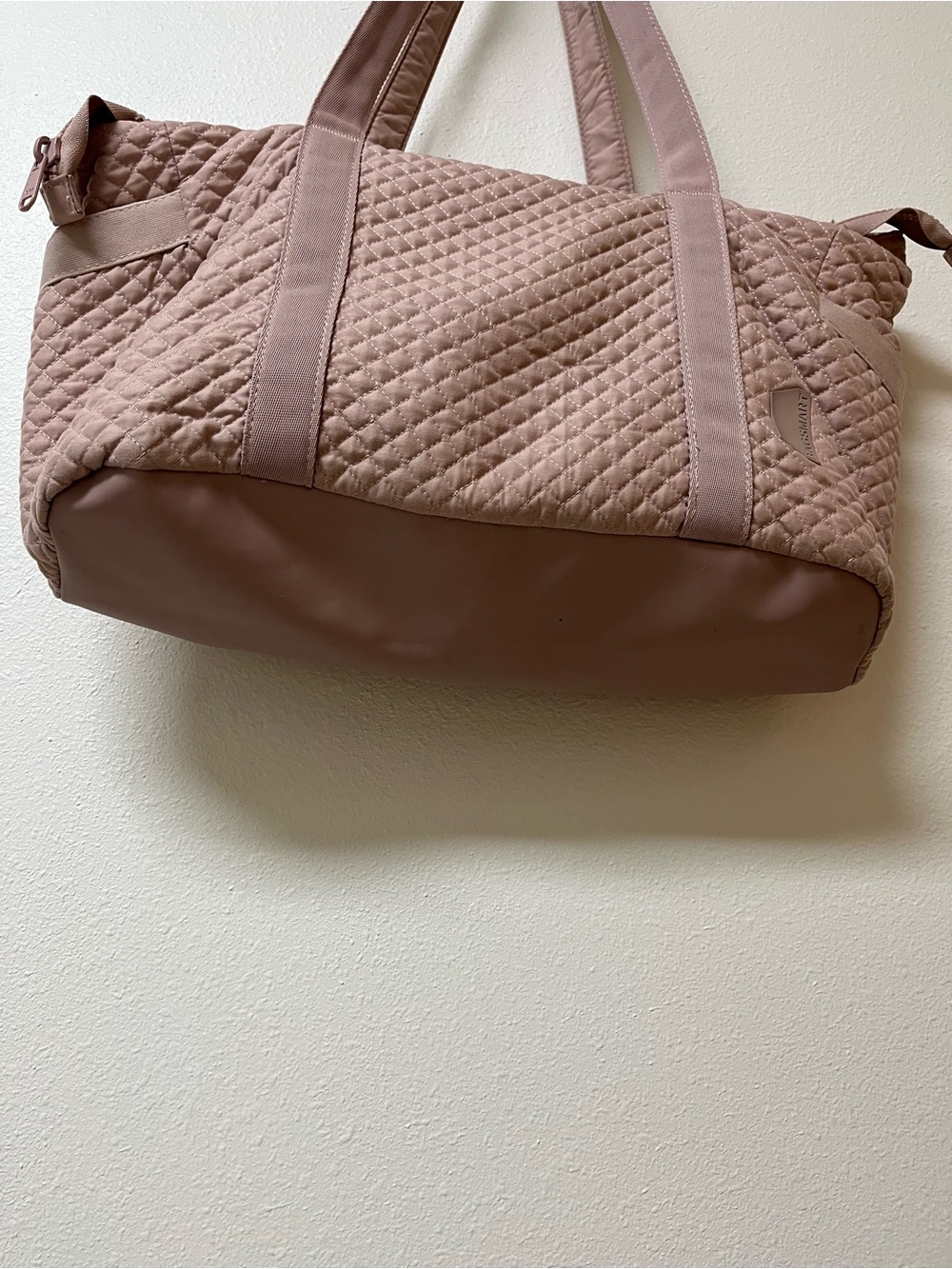 BAGSMART Quilted Tote Bag in Dusty Rose - Picture 2 of 7